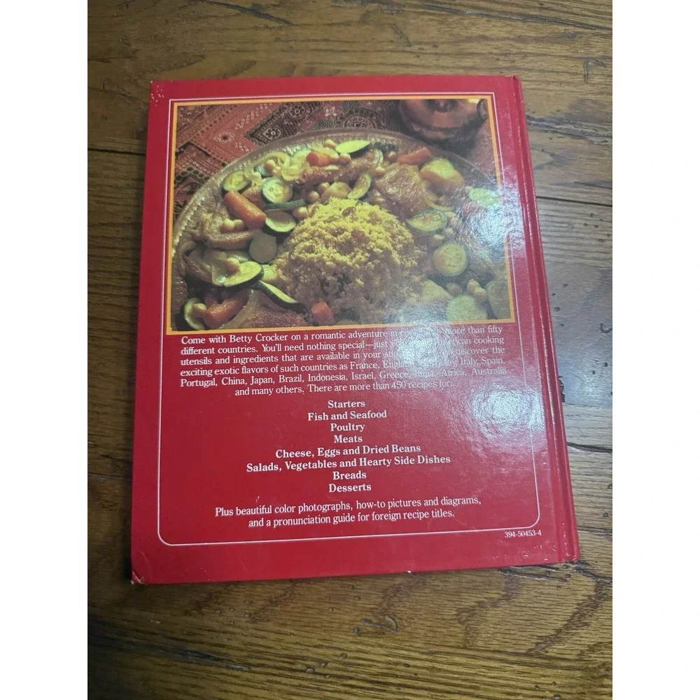 Betty Crocker's International Cookbook 1980 First Edition 372 Page HC VERY‎ NICE